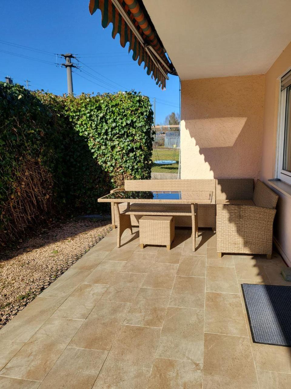 Ferienwohnung Naehe Legoland Mit Grossem Garten Und Terrasse Sontheim an der Brenz エクステリア 写真