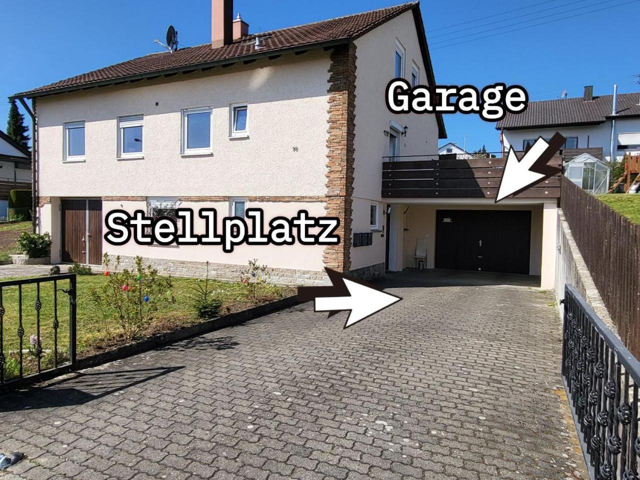 Ferienwohnung Naehe Legoland Mit Grossem Garten Und Terrasse Sontheim an der Brenz エクステリア 写真